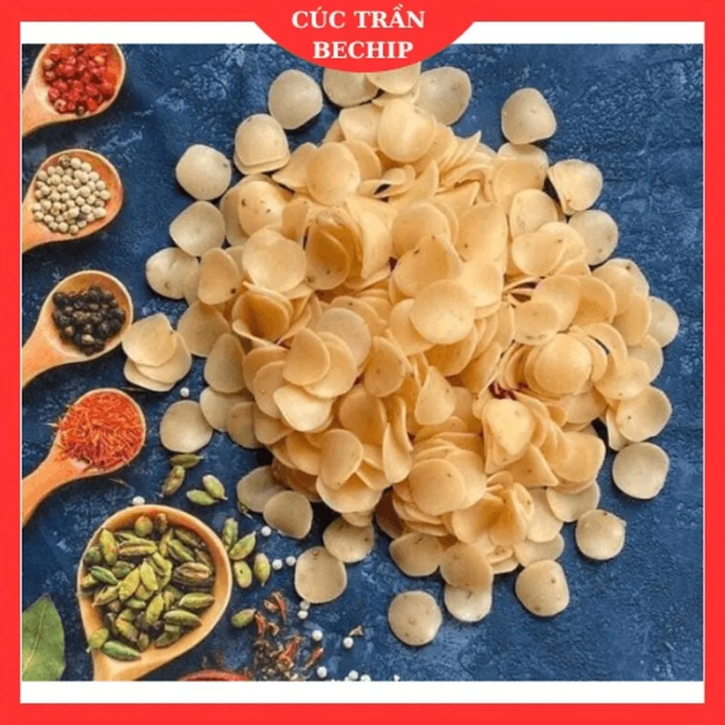 Bánh Phồng Tôm Trắng Tiêu Hành Ớt 500g Ctb609 - Bechip