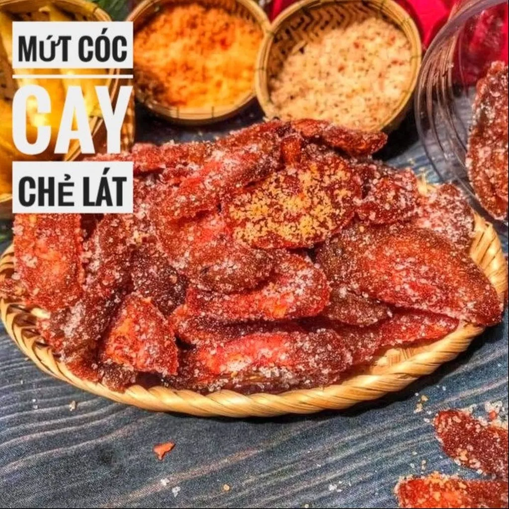 Mứt Cóc Sấy Cay Siêu Ngon 500g - Winnie House