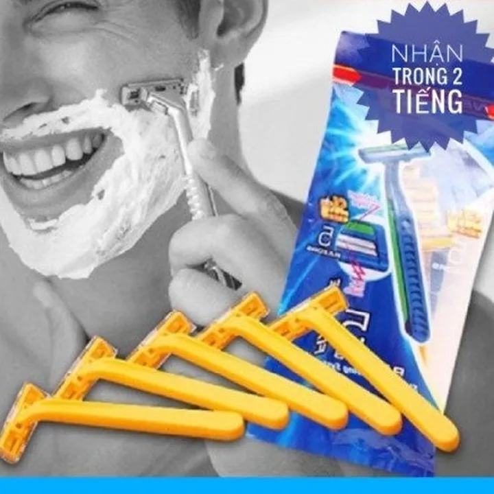 Bộ 5 Cây Cạo Râu Liyu 2 Lưỡi - Gdn