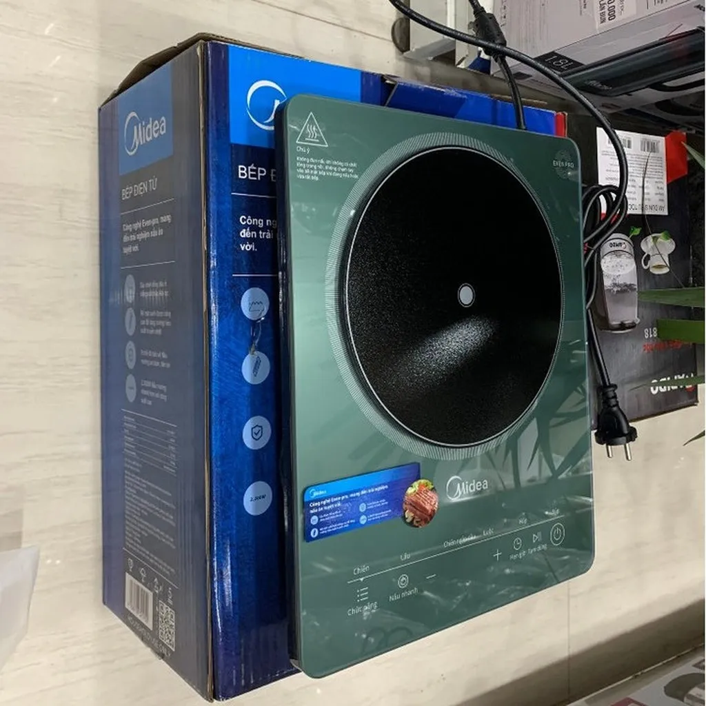 Alternative view of Bếp Điện Từ Midea Mic221t0agg, Công Suất 2200w Mâm Nhiệt 17mm Chính Hãng