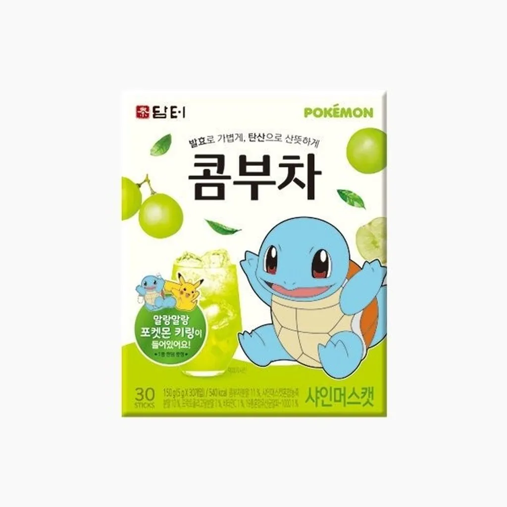 Alternative view of [hộp] Trà Kombucha Hàn Quốc Các Vị Xoài Vải, Nho, Bưởi 150g - Damtuh