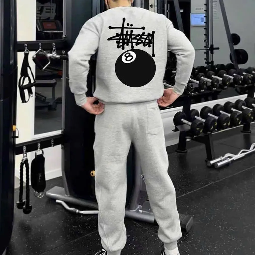 Alternative view of Đồ Bộ Nỉ Nam Nữ Unisex Bông Sweater Stussy 08 Cao Cấp - Ausa House