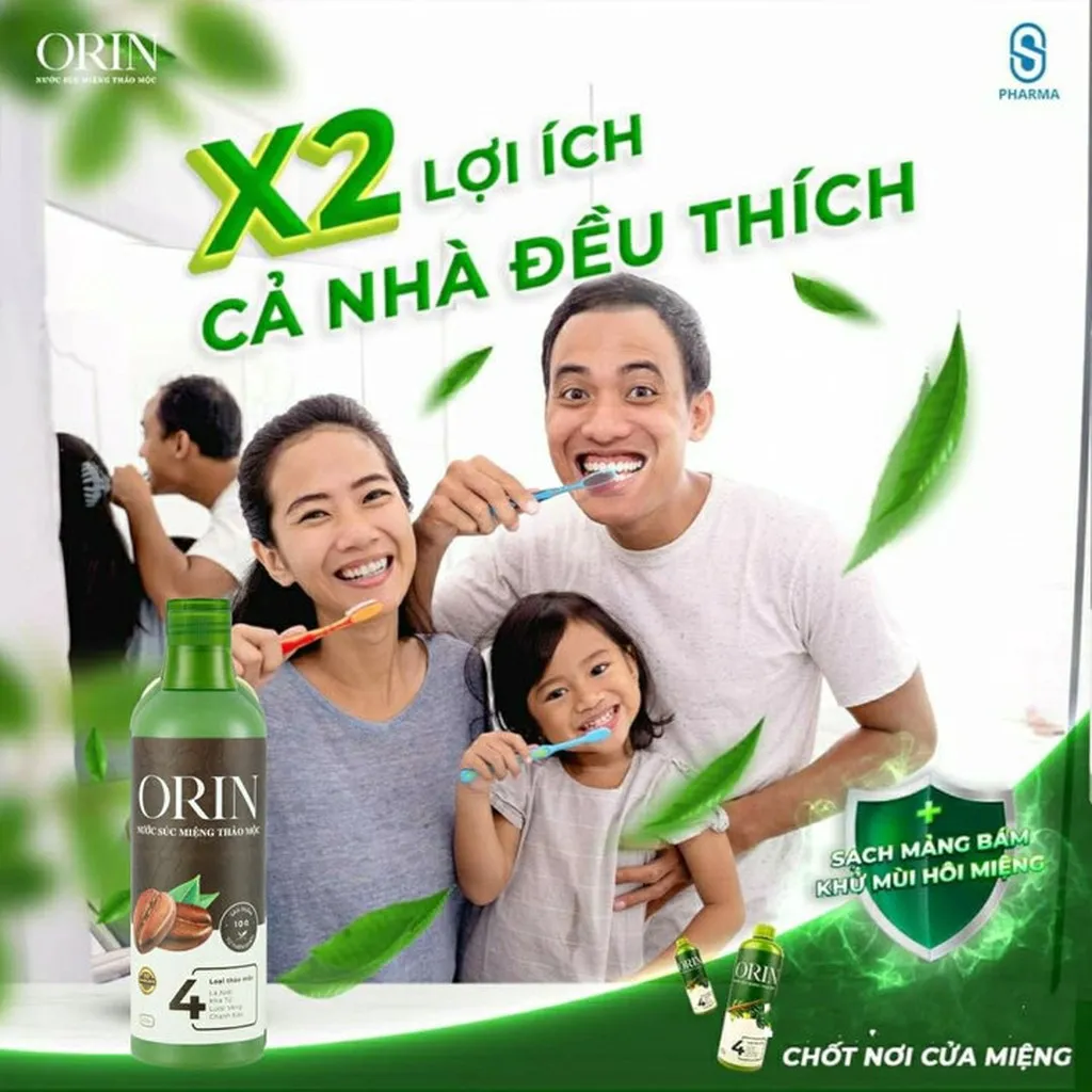 Nước Súc Miệng Thảo Mộc Orin 250ml