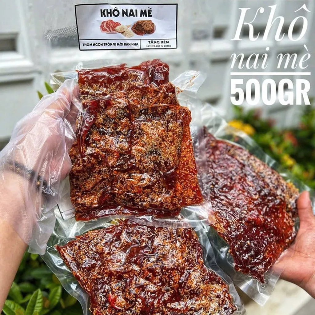 Alternative view of Khô Nai Mè Cay (heo Giả Nai) Siêu Ngon 250g - Winnie House