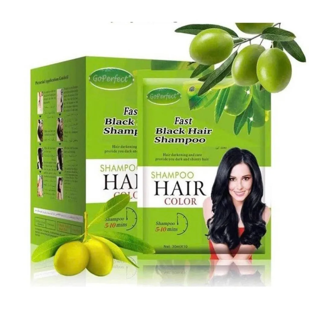 Alternative view of Hộp 10 Gói Gội Là Đen Olive Xanh Lá 30ml - Gdn