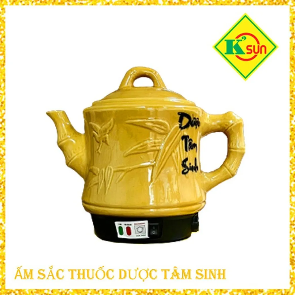 Ấm Sắc Thuốc Bát Tràng Tự Động Bằng Điện Thương Hiệu Dược Tâm Sinh 3.2l – Giữ Nguyên Dưỡng Chất Của Thuốc