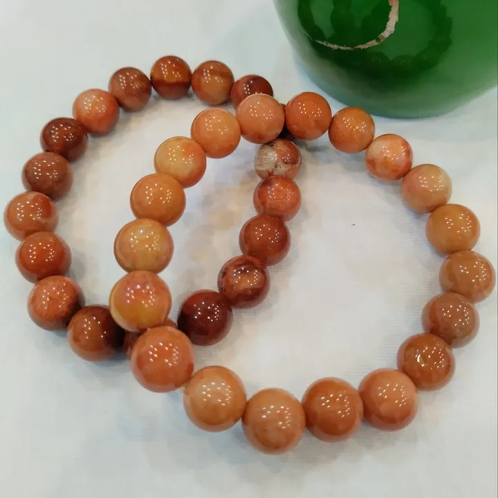 Alternative view of [dây] Vòng Tay Đá San Hô Đỏ - Ttvtdshd