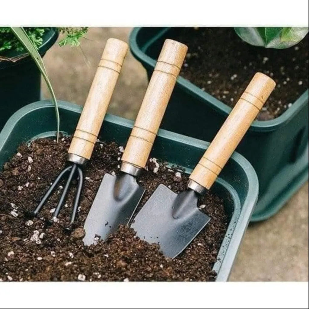 Bộ Cuốc Xẻng Làm Vườn Mini 3 Món