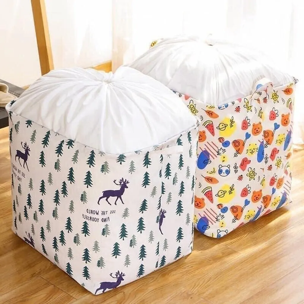 Túi Đựng Quần Áo Vải Canvas Không Thấm Nước- Size To 100 Lít