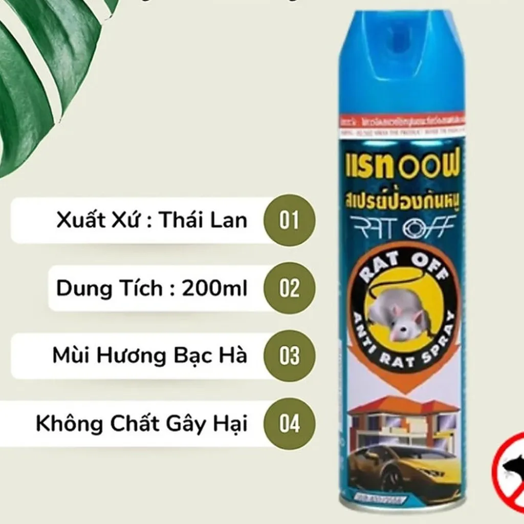Alternative view of Chai Xịt Chuột Siêu Hiệu Quả