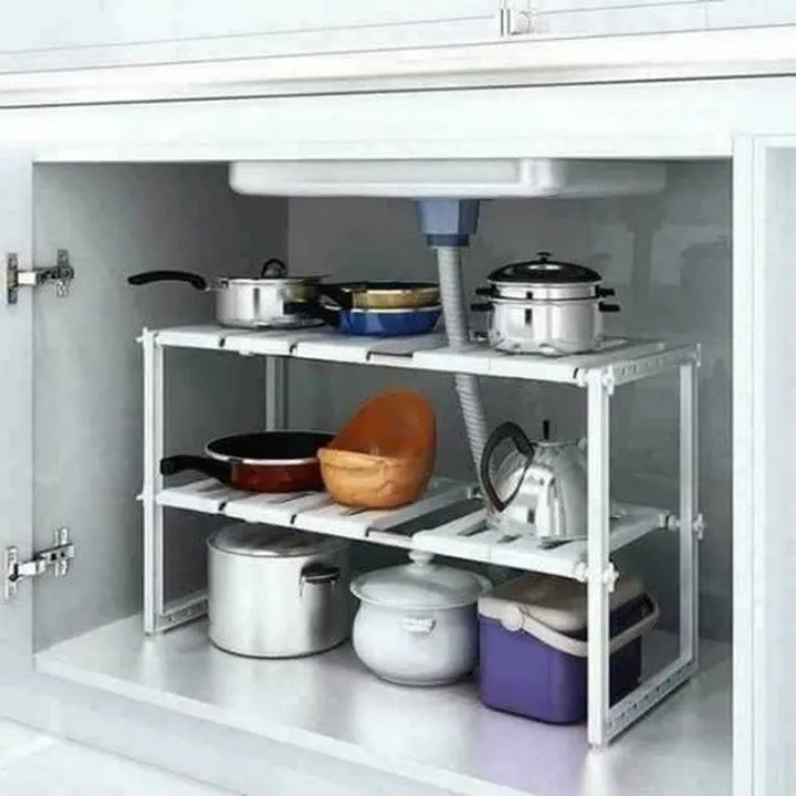 Alternative view of Kệ Gầm Bếp Đa Năng Có Thể Chỉnh Dài 40cm Đến 70cm