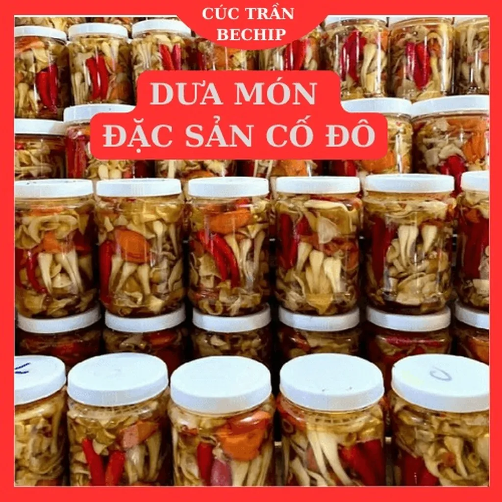 Dưa Món Huế Nhà Làm, Món Ngon Ngày Têt Không Thể Thiếu Hủ 550g
