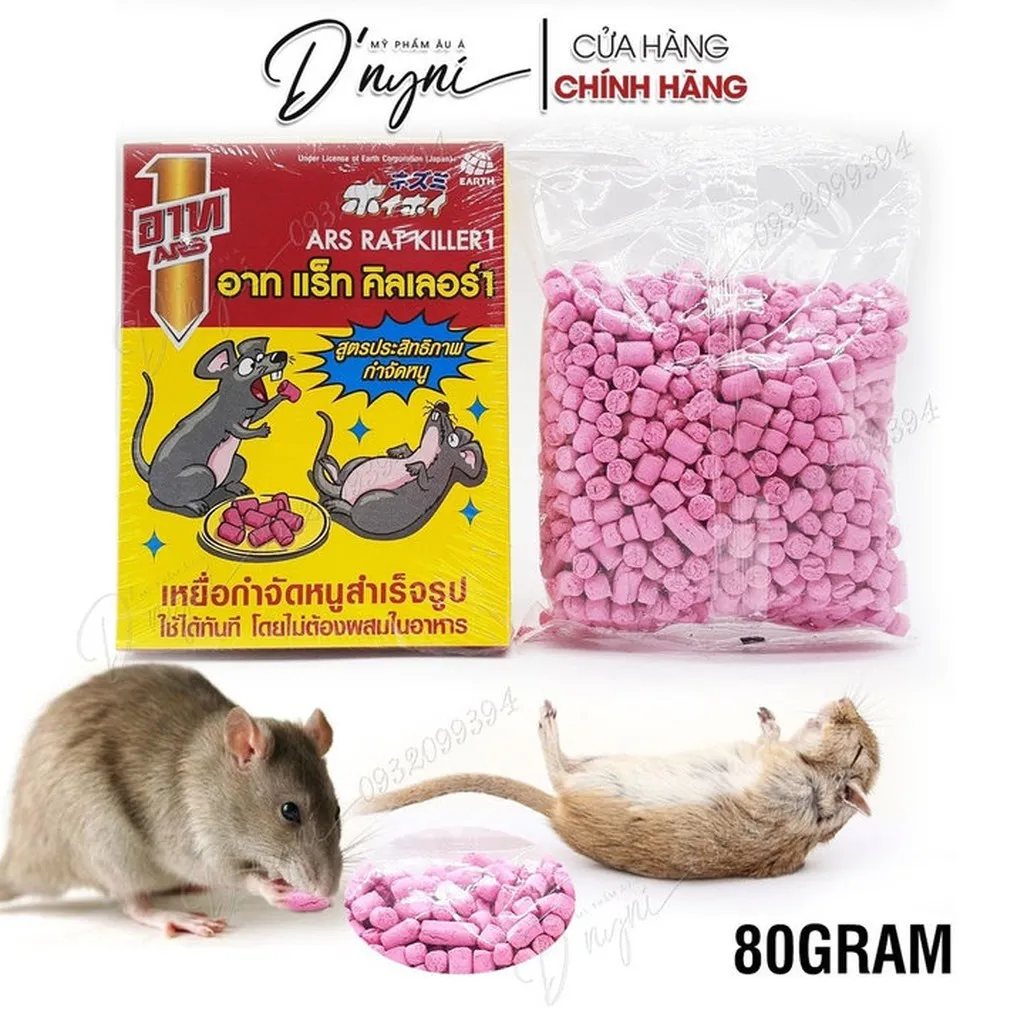 Alternative view of Viên Diệt Chuột Thái Lan Gói 80gr