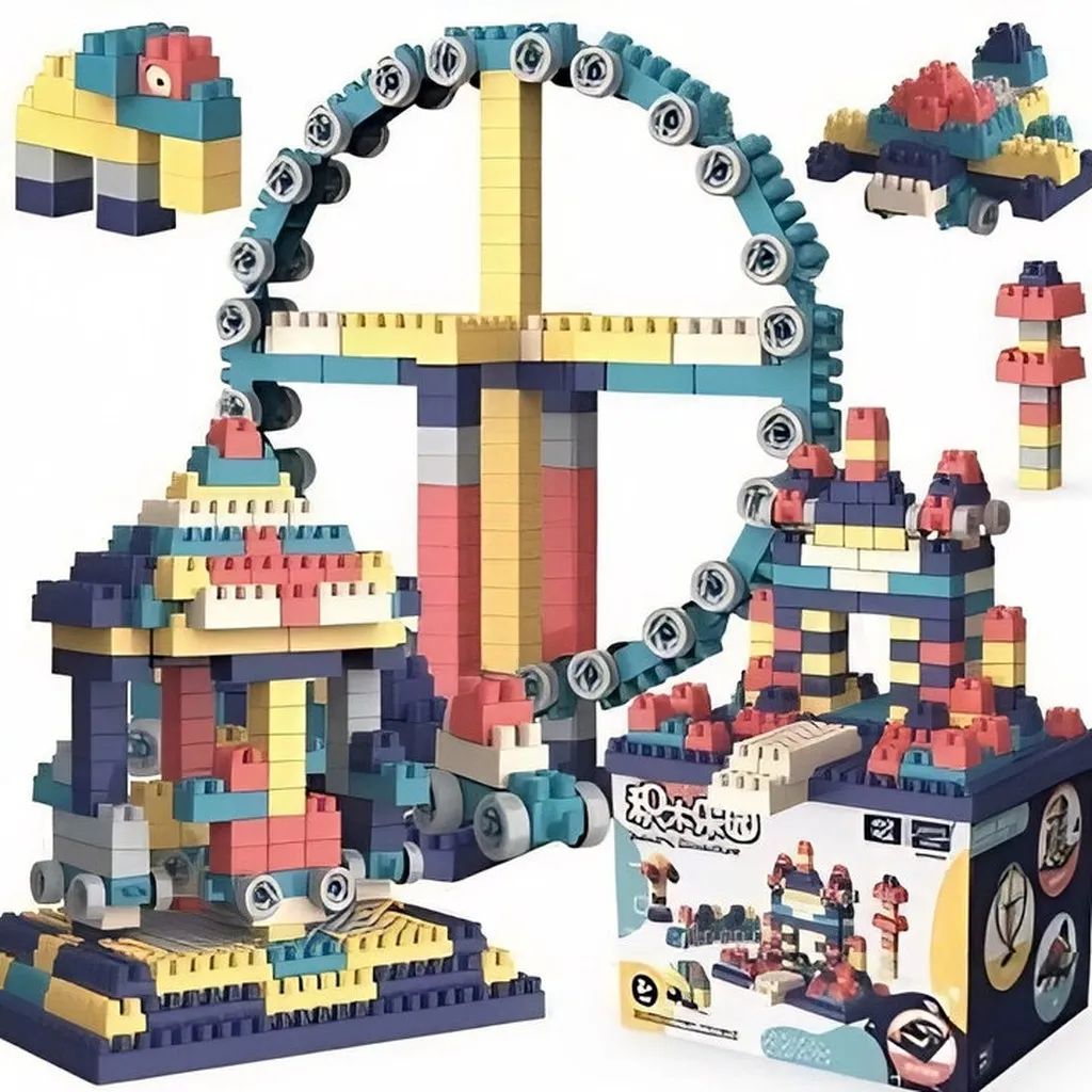 Alternative view of Bộ Lego Xếp Hình 520 Chi Tiết