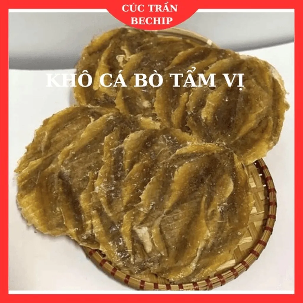 Cá Bò Khô Miếng Tẩm Gia Vị Loại Ngon Chưa Nướng, Khô Cá Bò Đà Nẵng 500g Ctb636 - Bechip
