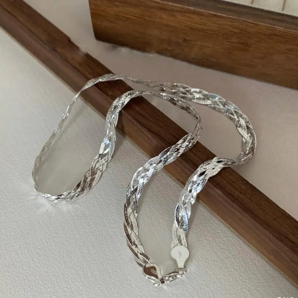 Dây Chuyền Bính Tết Bạc Ta Cao Cấp Có Thẻ Hóa Đơn - Thắng Giang