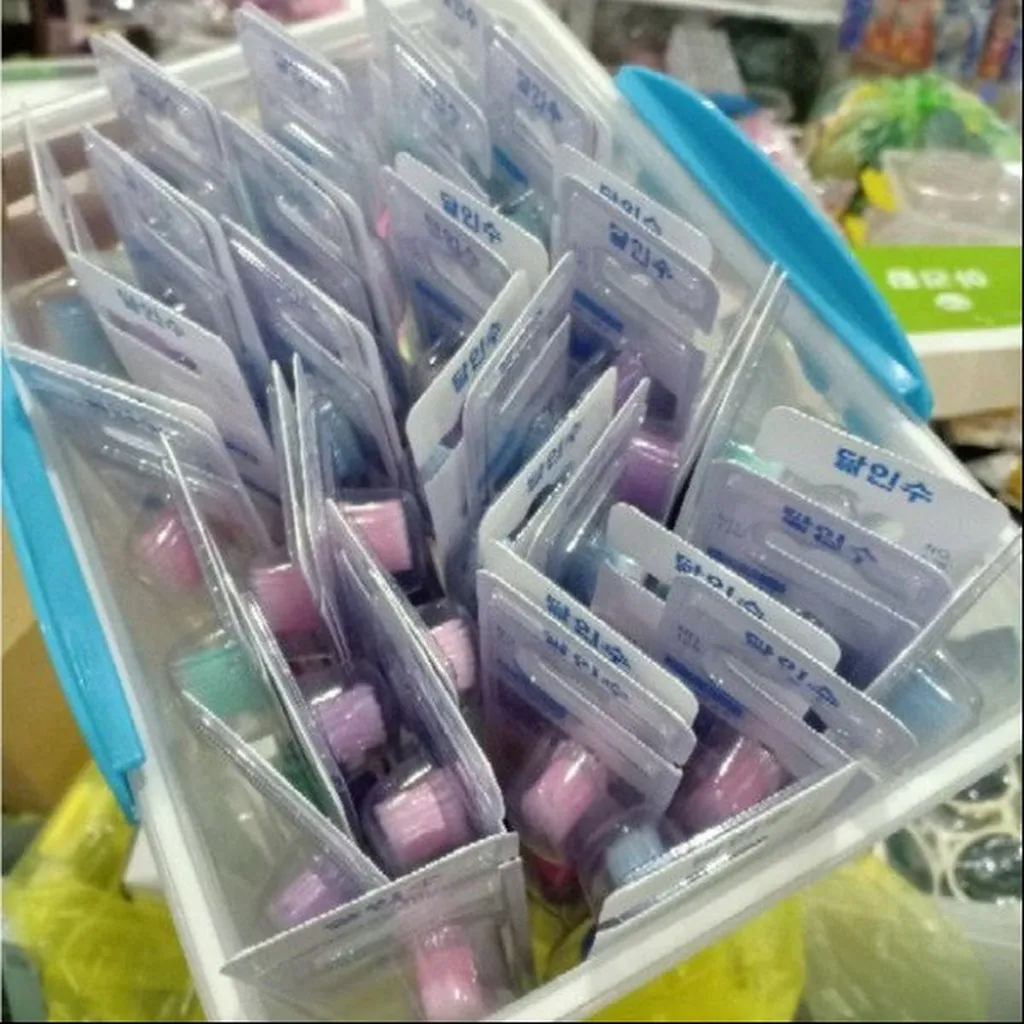 Alternative view of Combo 5 Bàn Chải Đánh Răng Hàn Quốc Nhiều Màu Sắc Lông Siêu Mảnh O,1mm - Su