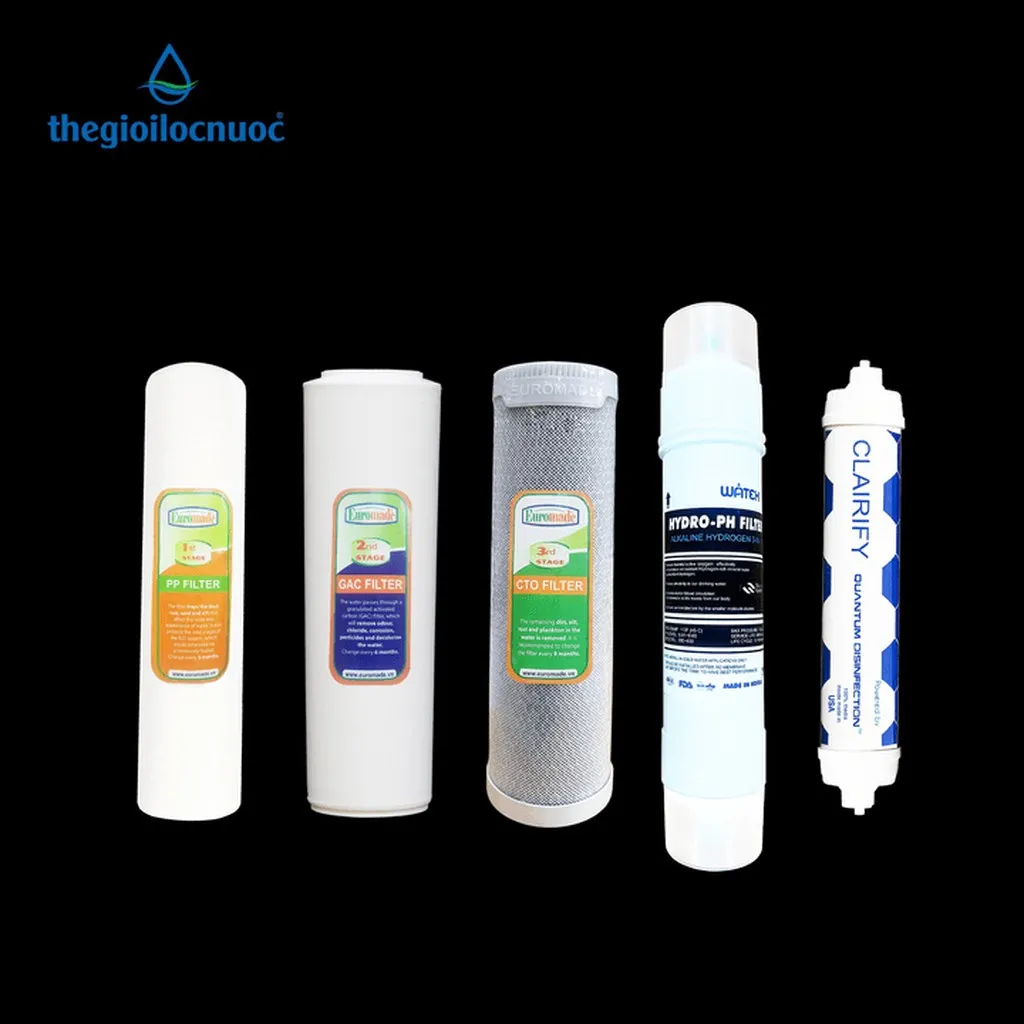 Alternative view of Combo Lõi Lọc Nâng Cấp Máy Lọc Nước Các Hãng Watek (mã F-cb-bnc) - Watek