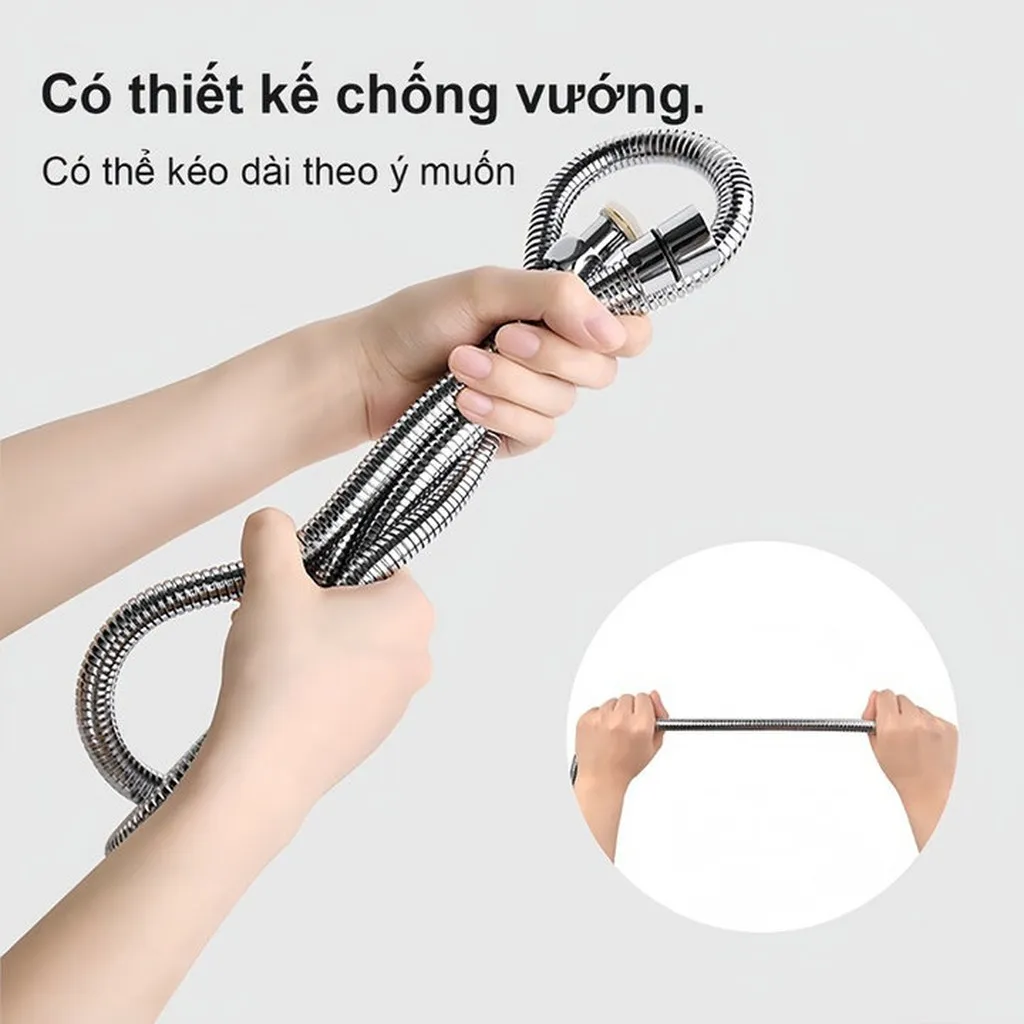 Alternative view of Dây Vòi Xịt, Vòi Sen Tắm Lò Xo Cao Cấp