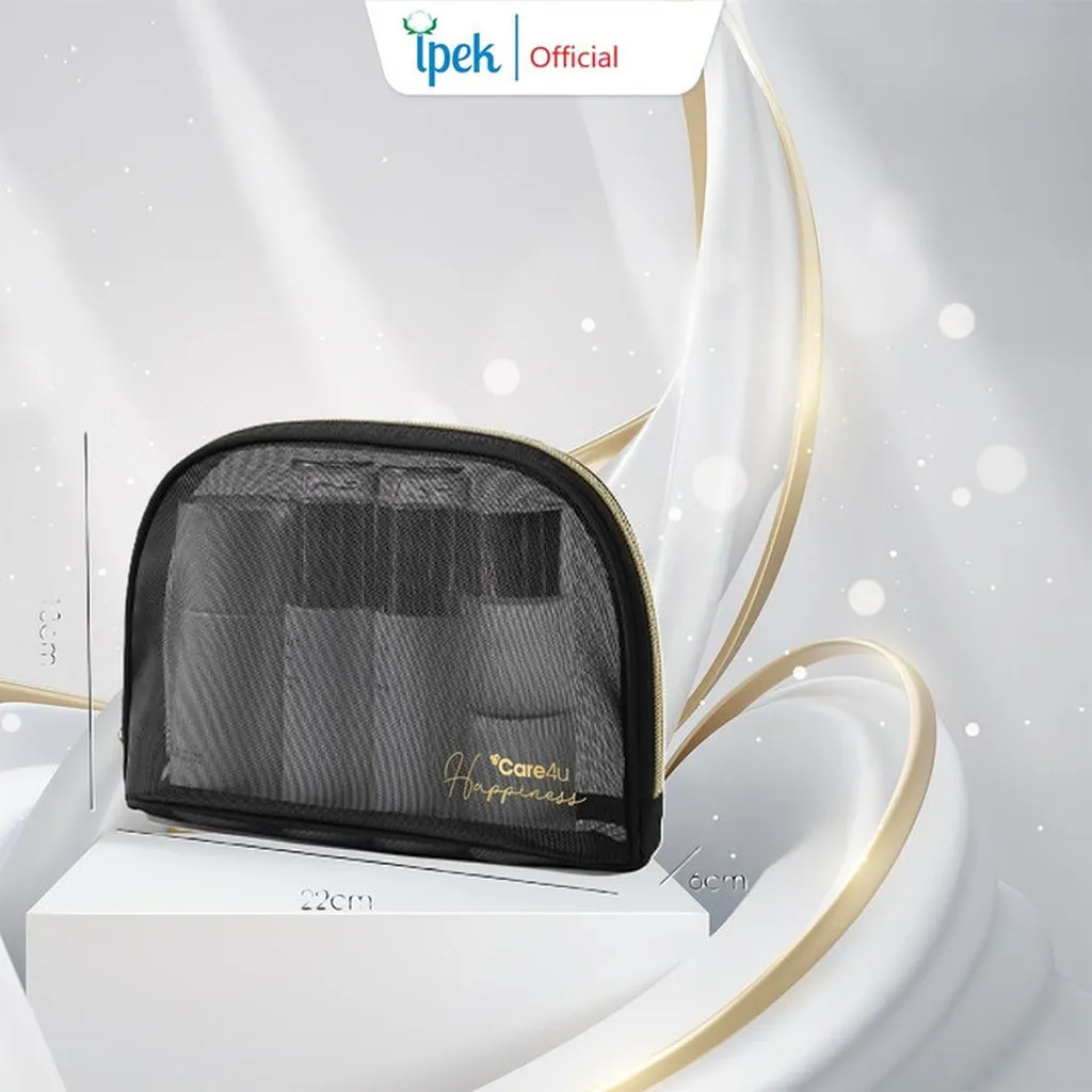 Túi Đựng Mỹ Phẩm Cao Cấp Care4u 22x6x13 Cm