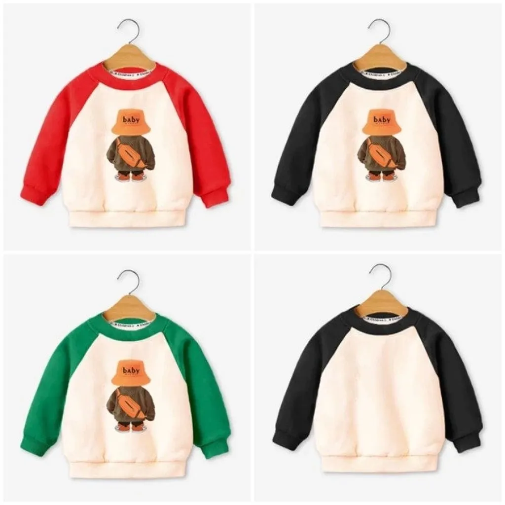 Alternative view of Áo Nỉ Cotton Da Cá Cao Cấp Bé Yêu Yvy25_ Triệu Vy Store
