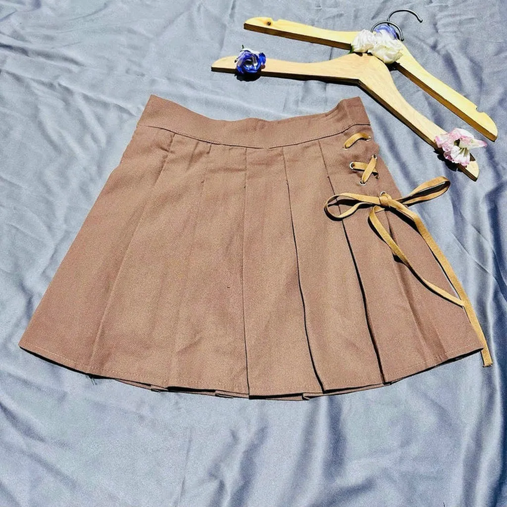 Alternative view of Chân Váy Tennis Xếp Ly Xỏ Dây - Lê Phương Boutique