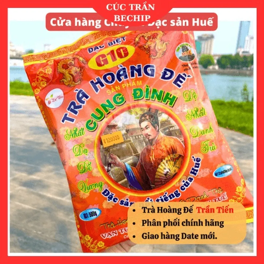 Trà Hoàng Đế (500g) Cung Đình Huế, Trà Cung Đình, Sản Phẩm Cung Đình, Đệ Nhất Danh Trà Túi - Ctb664