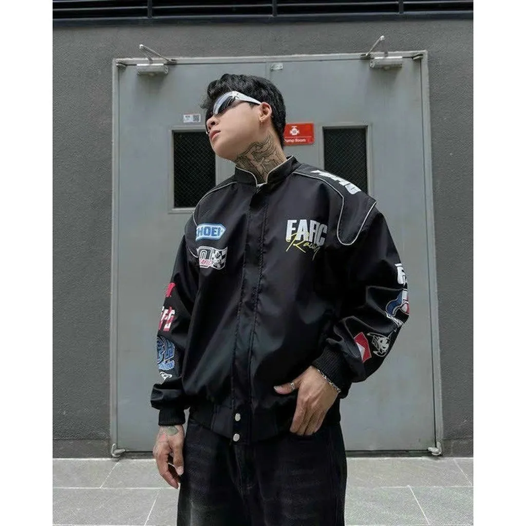 Alternative view of Áo Khoác Dù Form Rộng 2 Lớp Chữ Fafil Cá Tính Cool Ngầu - Kim