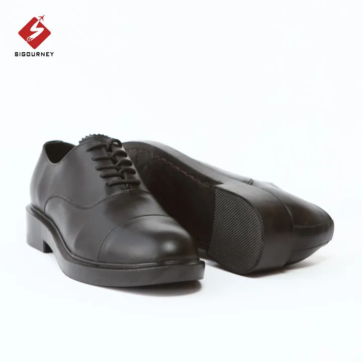 Alternative view of Giày Chunky Oxfords Da Bò Nappa Màu Đen Trơn Sig-40 Phong Cách Trẻ Trung Thanh Lịch Bảo Hành 18 Tháng - Sigourney