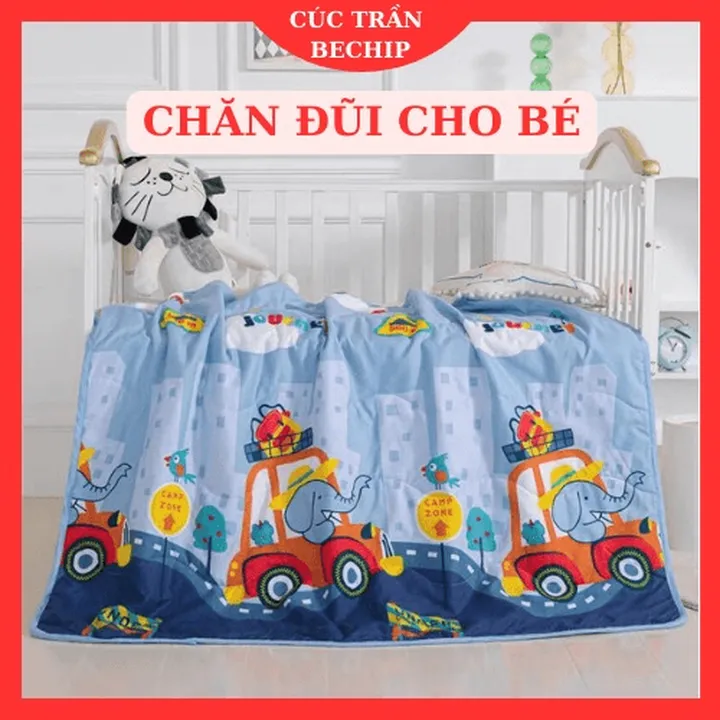 Chăn Đũi Hè Thu Cho Bé Nhẹ, Mát Ctb667 - Bechip