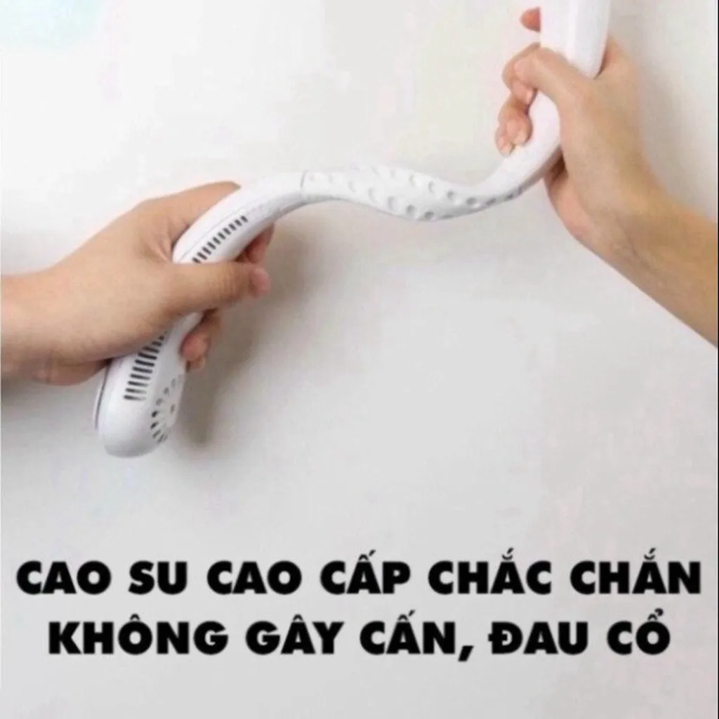 Alternative view of Quạt Đeo Cổ Mini, Loại Tích Điện Tiện Lợi