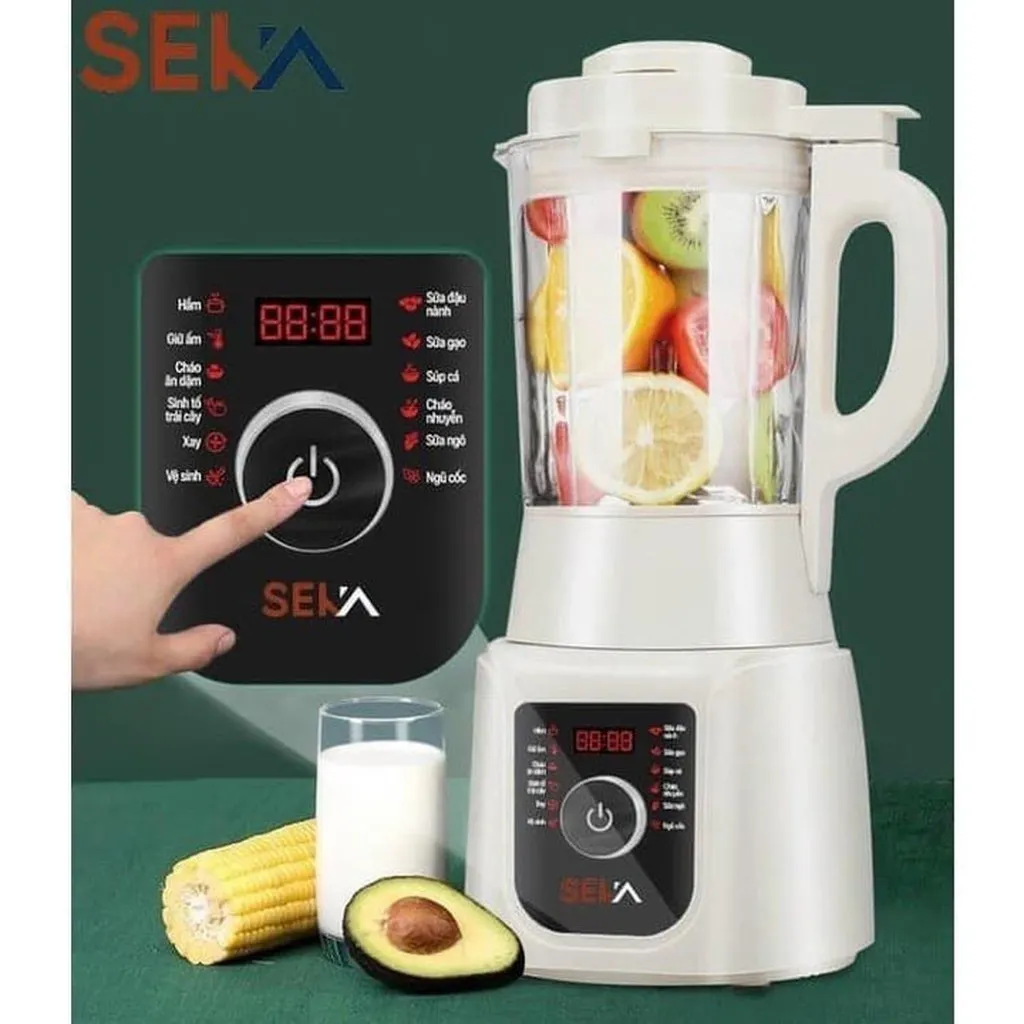 Máy Xay Sữa Hạt Seka E300 Sang Trọng Và Hiện Đại Với Dung Tích Lớn Tới 1.75 Lít, Cùng 12 Chức Năng Theo