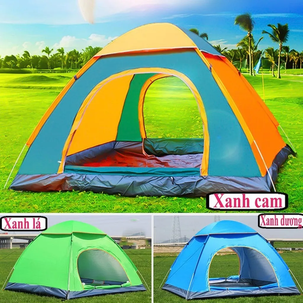 Alternative view of Lều Cắm Trại, Lều Dã Ngoại Thoáng Mát, Chống Nước Ctb673 - Bechip