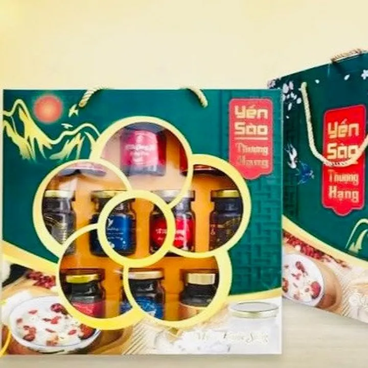 Alternative view of [hộp 10 Hũ Tặng 1] Yến Sào 30% Yến Chưng Đông Trùng Hạ Thảo Nhân Việt Hũ 70ml - Nhân Việt
