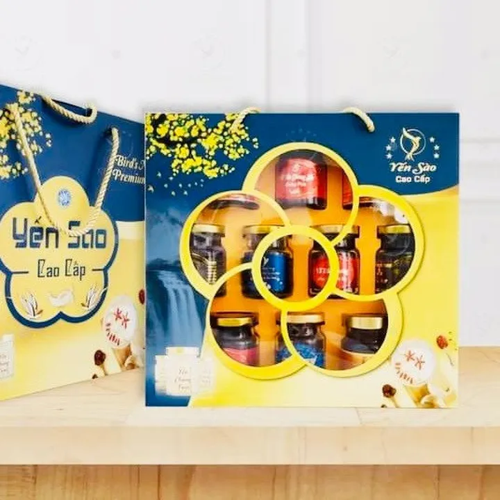 Alternative view of [hộp 10 Hũ Tặng 1 Hũ] Yến Sào 30% Yến Chưng Saffron Collagen Hũ 70ml - Nhân Việt
