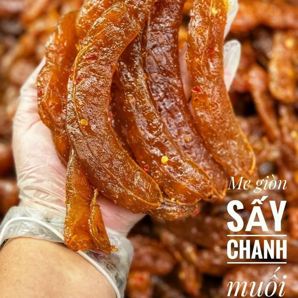Alternative view of Me Giòn Sấy Chanh Muối Siêu Ngon, Đắc Sản Biếu Khách Gần Xa 500g - Winnie House