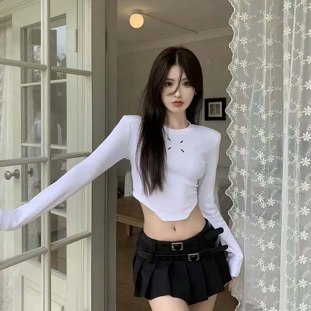 Áo Kiểu Tay Dài Thun Rip Lp3927d - Lê Phương Boutique