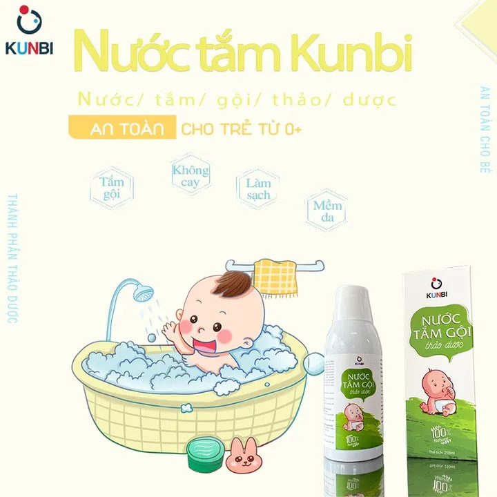Alternative view of Nước Tắm Gội Thảo Dược Cho Bé Sơ Sinh Kunbi Chai 250ml 24075 - Lady's Passion