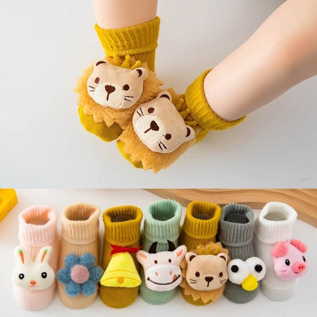 Tất Cao Cổ Hình Thú 3d Dễ Thương Cho Bé Co Giãn Mềm Mại Thấm Hút Mồ Hôi Tốt 55852 - Lady's Passion