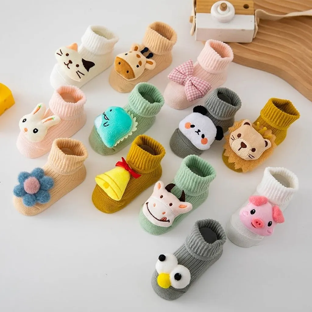 Alternative view of Tất Cao Cổ Hình Thú 3d Dễ Thương Cho Bé Co Giãn Mềm Mại Thấm Hút Mồ Hôi Tốt 55852 - Lady's Passion