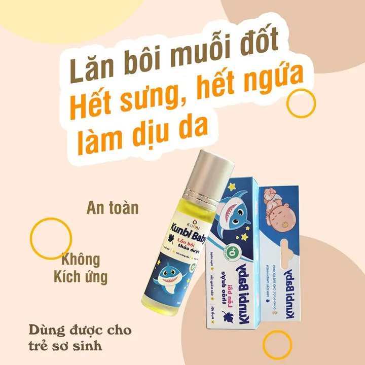 Lăn Bôi Muỗi Đốt, Côn Trùng Kunbi Baby Bằng Tinh Dầu Thảo Mộc Tự Nhiên Hết Sưng Hết Ngứa Làm Dịu Da 00868 - Lady's Passion