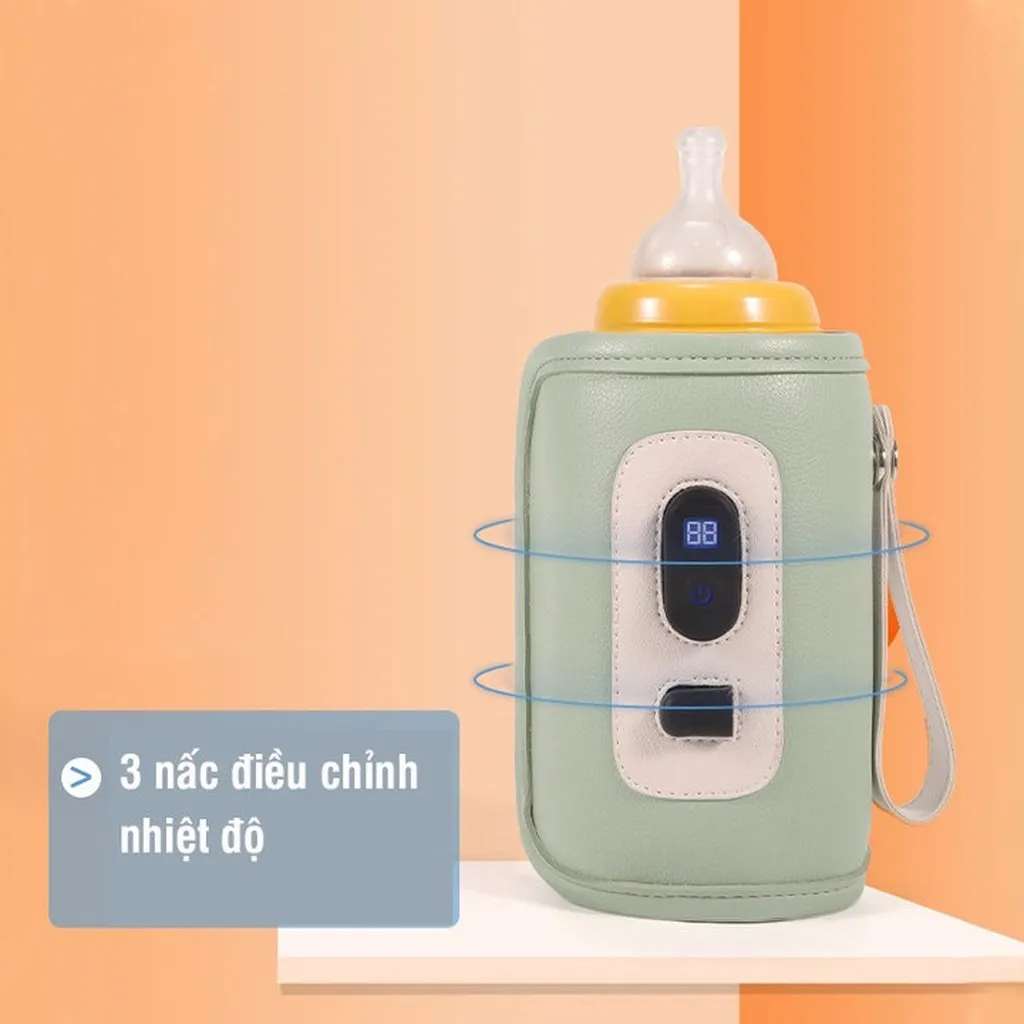 Alternative view of Túi Ủ Bình Sữa 3 Chế Độ Chỉnh Nhiệt Cao Cấp Có Màn Hình Led Chống Nước, Giữ Ấm Lâu Dùng Cáp Sạc Usb Tiện Lợi Mang Đi Mọi Nơi 55455 - Lady's Passion