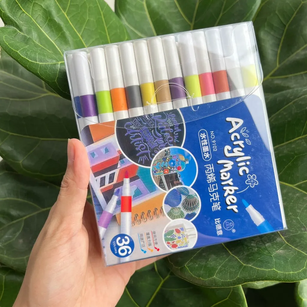 Bộ Bút Màu Acrylic Marker 36 Chi Tiết - Gdn