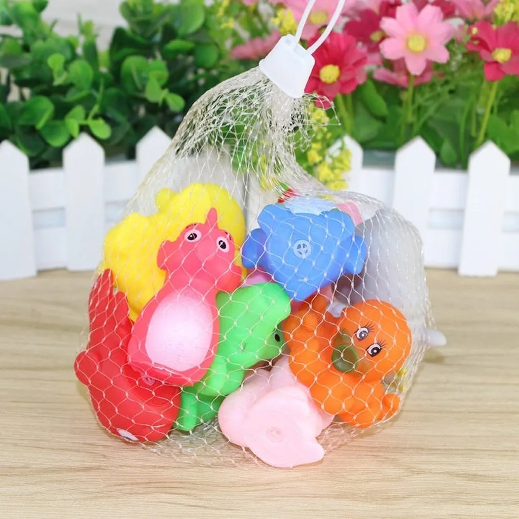 Túi 13 Con Thú Nhựa Cao Su Mềm Bóp Chíp Chíp Thả Bồn Tắm Cho Bé Yêu 57196 - Lady's Passion