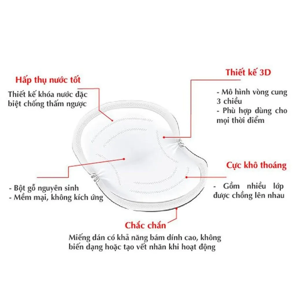 Alternative view of Miếng Lót Thấm Sữa Babuu Hộp 30 Miếng 55710 - Lady's Passion