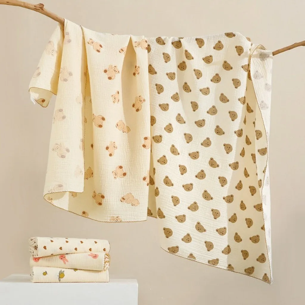 Khăn Tắm Muslin 4 Lớp Cho Bé Siêu Mềm Mại, Siêu Thấm, Không Xù, Không Xổ Lông 100% Cotton Cao Cấp 56190 - Lady's Passion