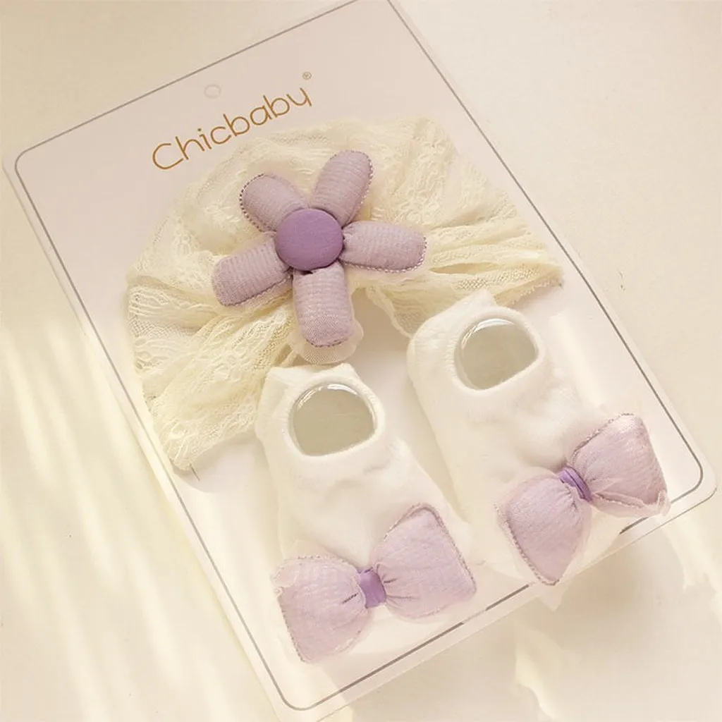 Alternative view of Set Mũ Tuban Kèm Tất Chicbaby Cho Bé 0-2 Tuổi 56109 - Lady's Passion