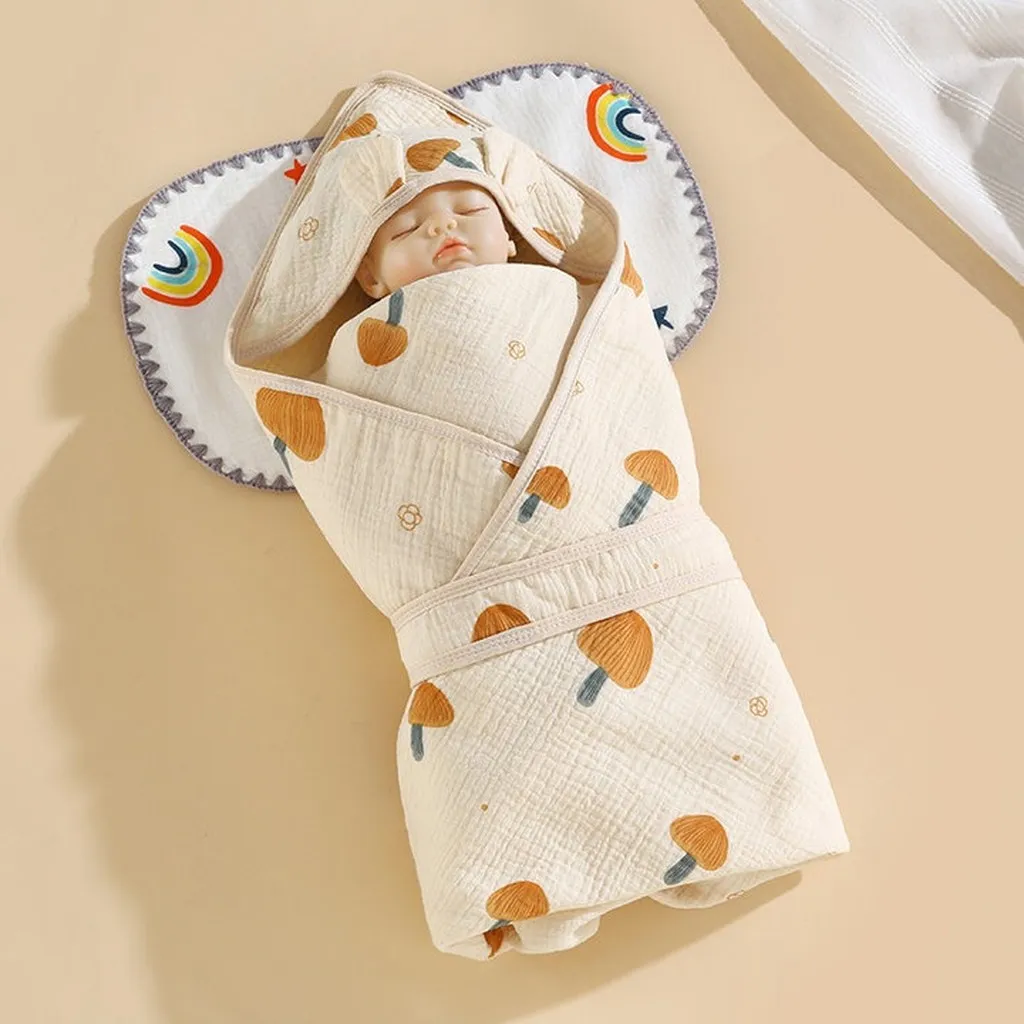 Chăn Ủ Cho Bé Muslin Xuất Hàn 4 Lớp Cao Cấp Thoáng Khí Thấm Hút Mồ Hôi Tốt 56116 - Lady's Passion
