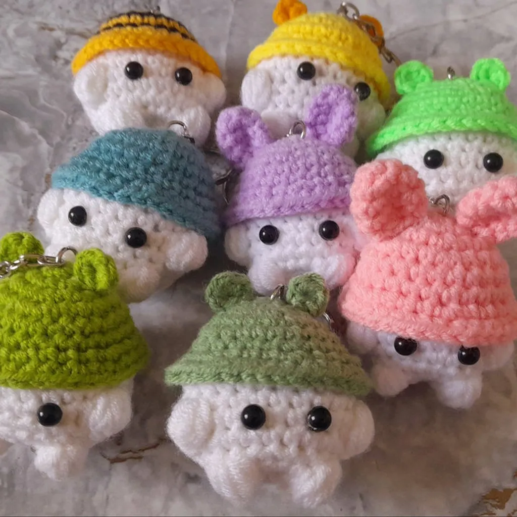 Móc Khóa Nấm Bằng Len Thủ Công Handmade Yukishop Yk28