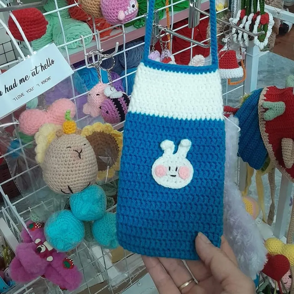 Alternative view of Túi Len Đựng Điện Thoại, Máy Tính Tay Handmade Yukishop Yk32